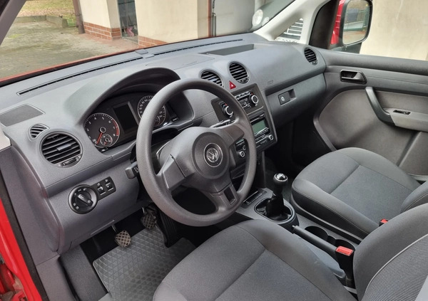 Volkswagen Caddy cena 29900 przebieg: 105000, rok produkcji 2011 z Sosnowiec małe 121